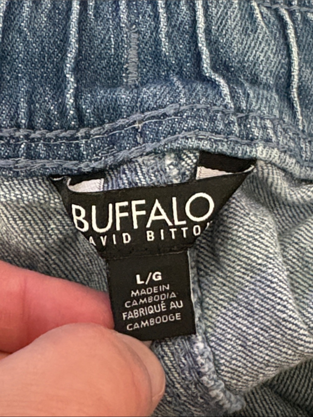 David Bitton Buffalo Pull-on Straight Jean with Convertible Hem - Picture 9 of 10